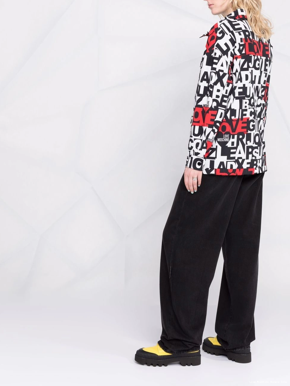 Affordable alphabet-print Moschino jacket Love Women 0430